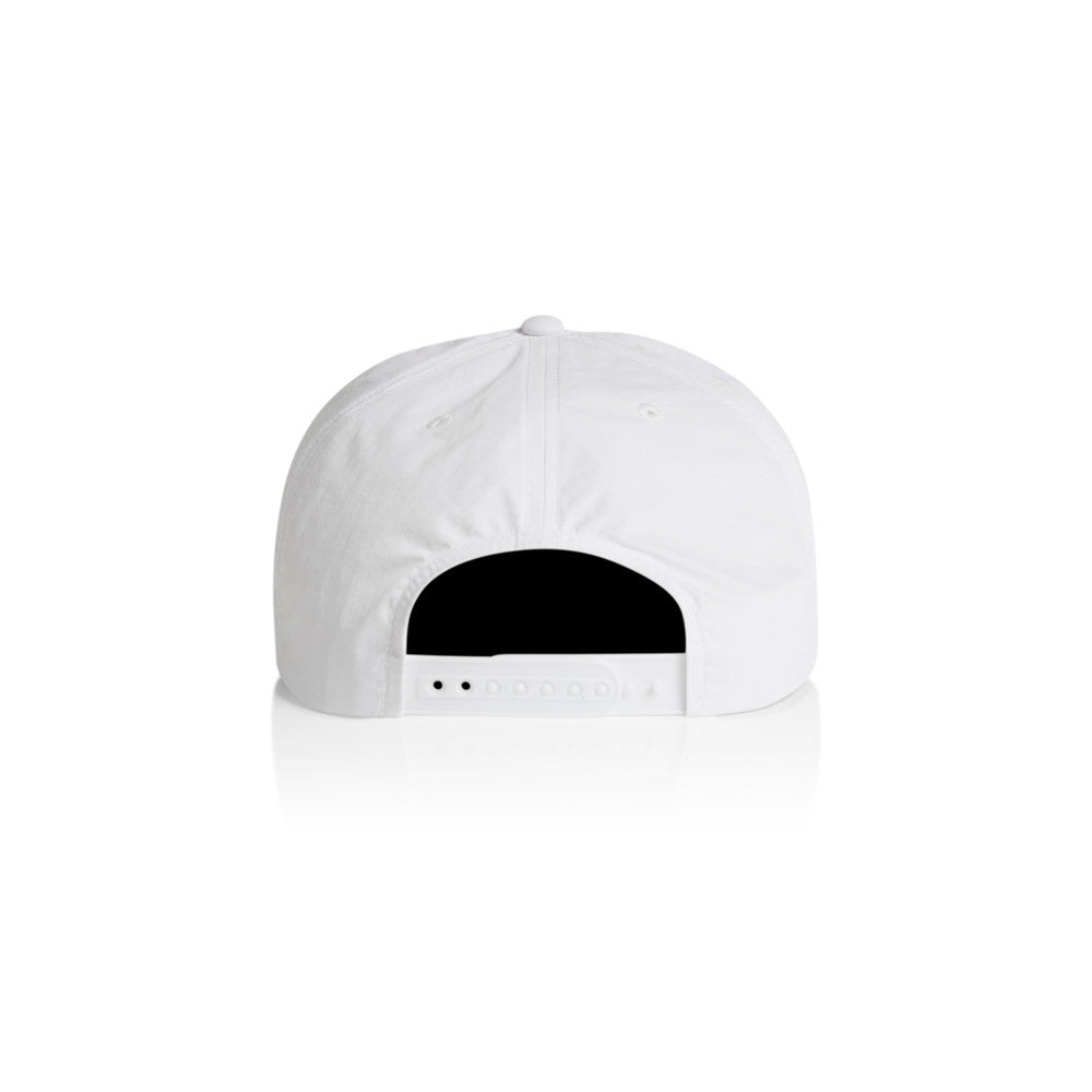 Stacked Performance Quick Dry Snapback Hat | White