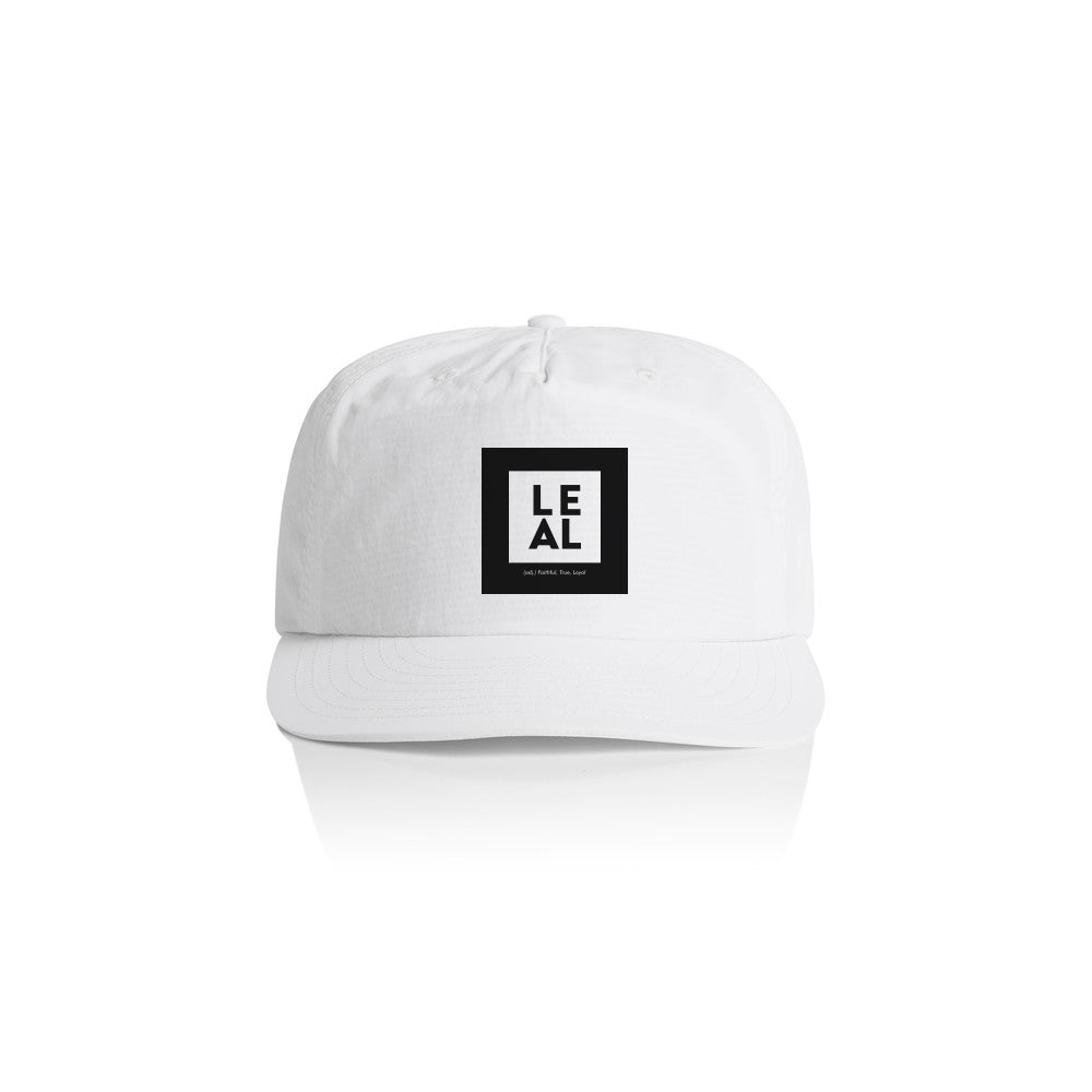 Boxed-In Performance Quick Dry Snapback Hat | White