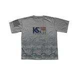 K9s for Warriors T-Shirt Cammo Flag