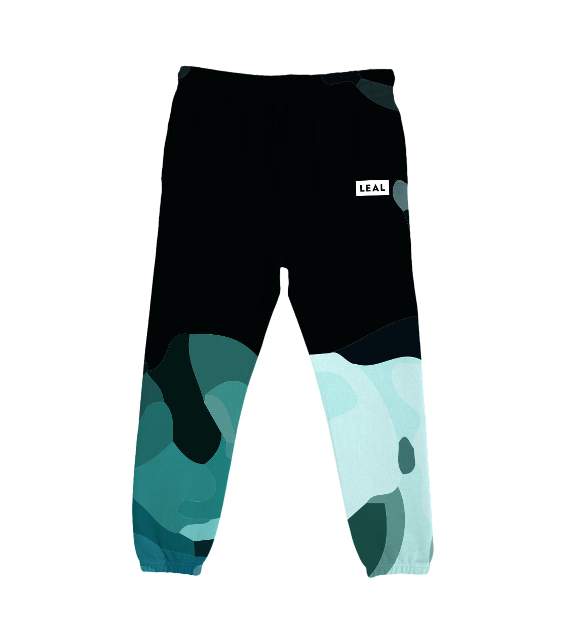 Cyan Camo Performance Tech Fleece Sweatpants