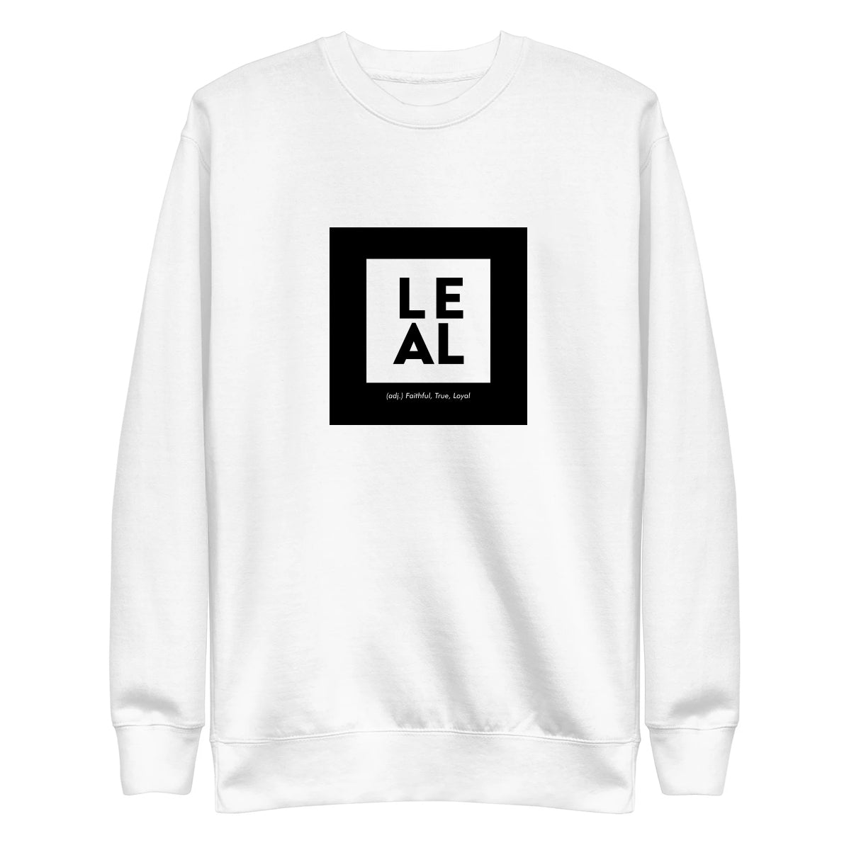 Boxed-In Performance Tech Crewneck Sweatshirt | White