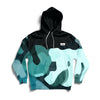 Cyan Camo Performance Tech Pullover Hoodie