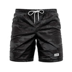 Mens Charcoal Camo Performance Tech 5-Inch Volley Shorts