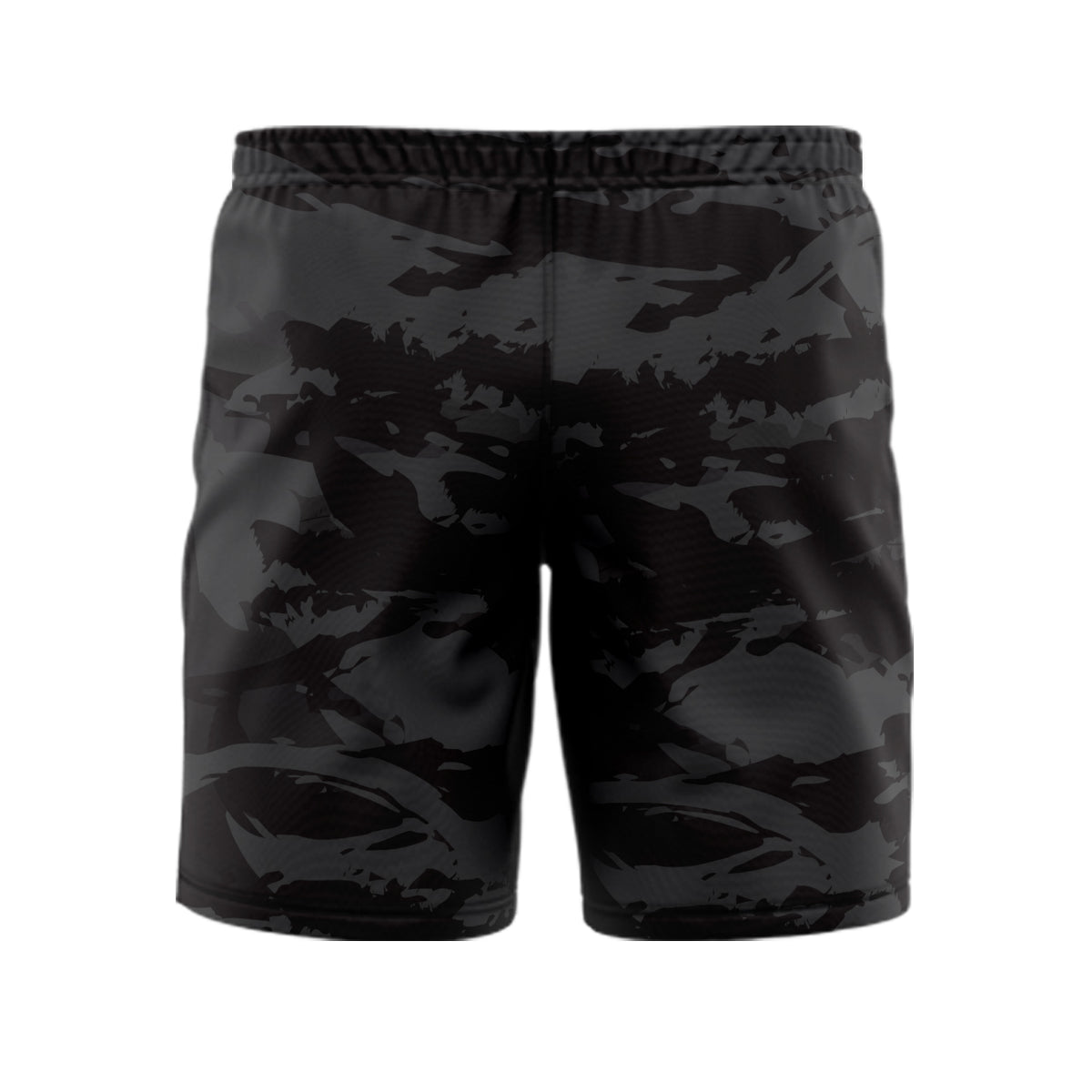 Mens Charcoal Camo Performance Tech 5-Inch Volley Shorts