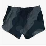 Womens Indigo Camo Performance Tech 3-Inch Volley Shorts