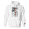 Everyday Hero Red Flag Performance Tech Pullover Hoodie | White