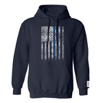 Everyday Hero Blue Flag Performance Tech Pullover Hoodie