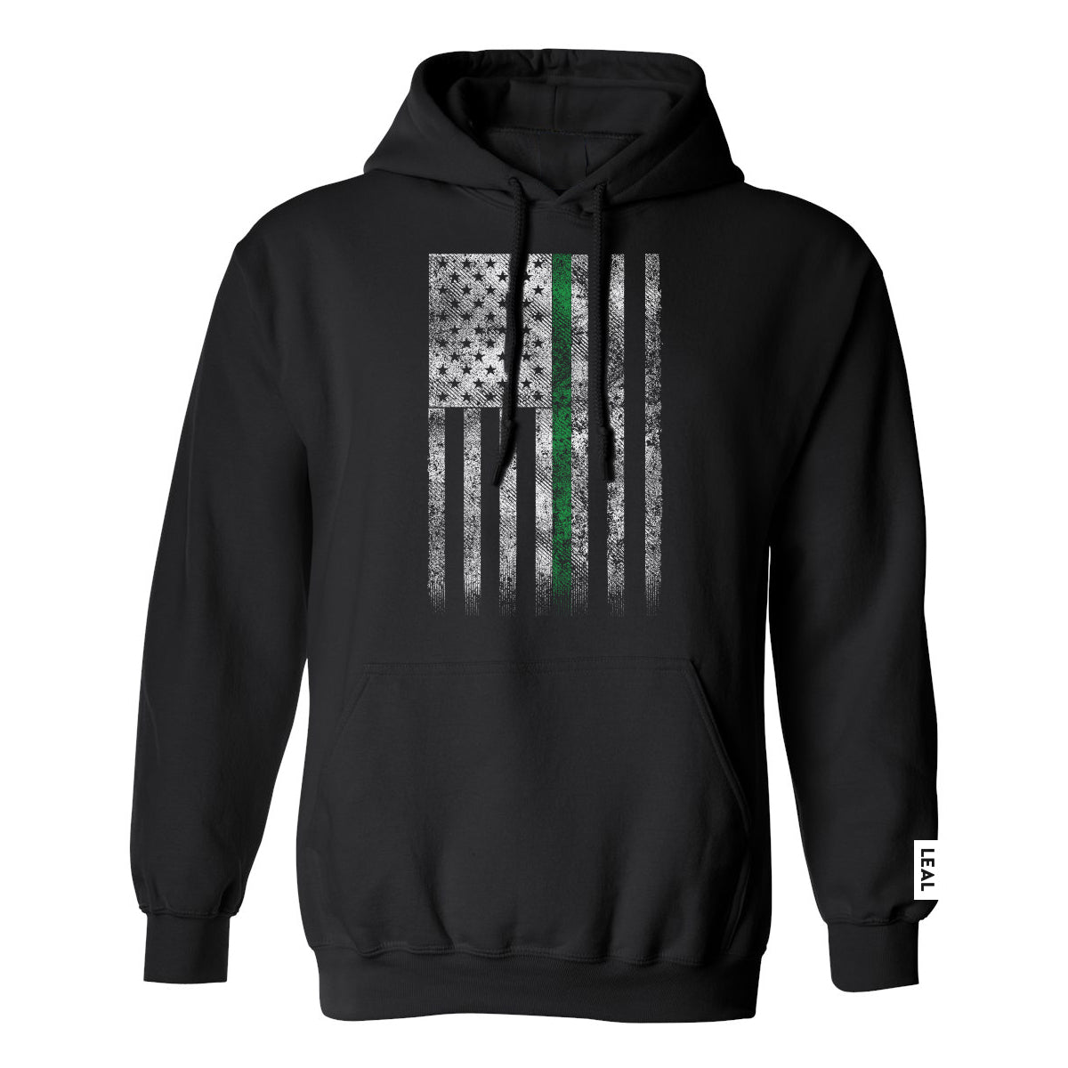 Everyday Hero Green Flag Performance Tech Pullover Hoodie