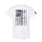 Everyday Hero Blue Flag Classic Tee | White