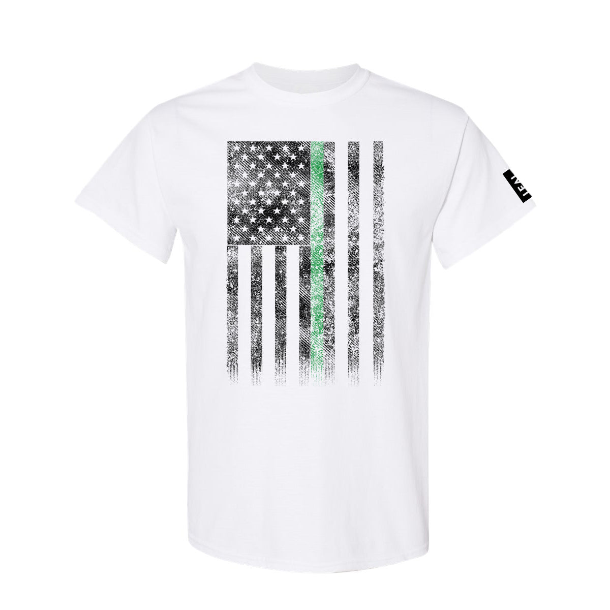 Everyday Hero Green Flag Classic Tee | White