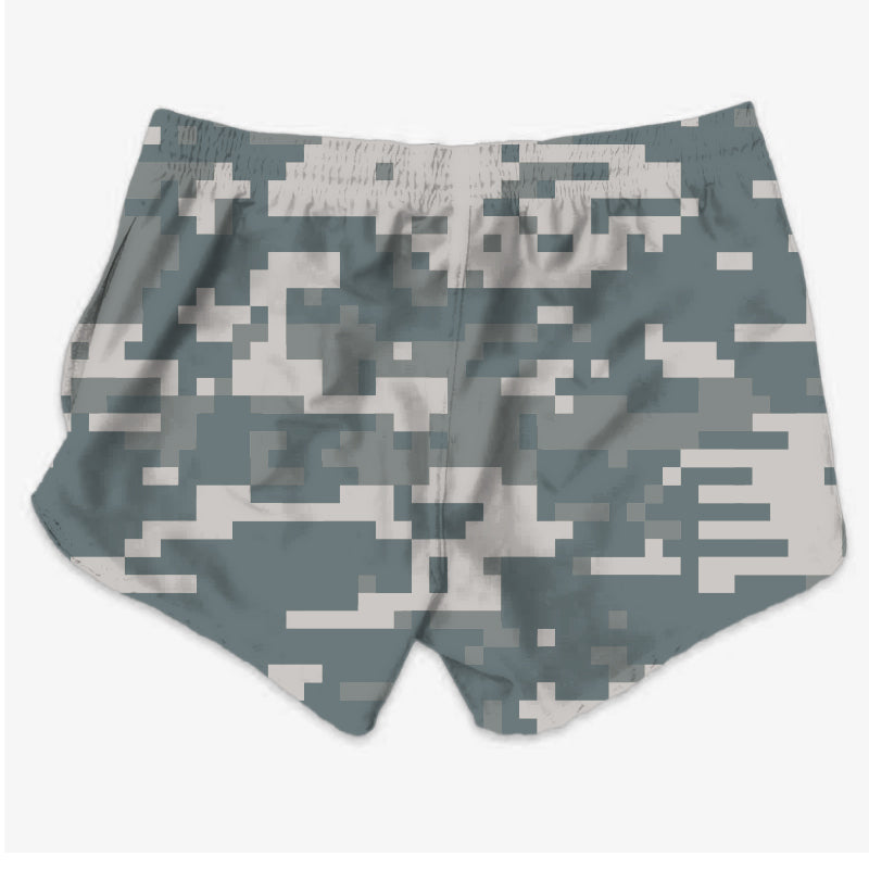 Womens 8-Bit Camo Performance Tech 3-Inch Volley Shorts